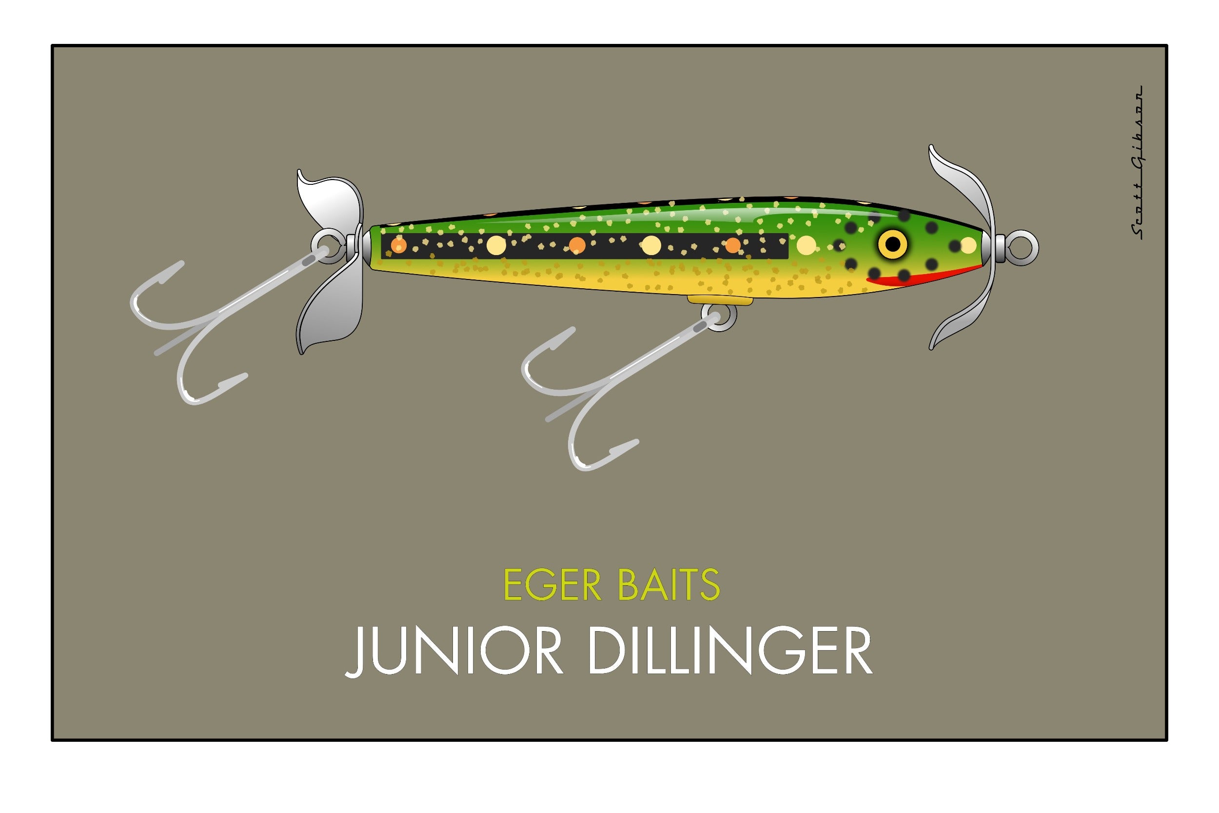 dillinger fishing lures Eger Baits Junior Dillinger