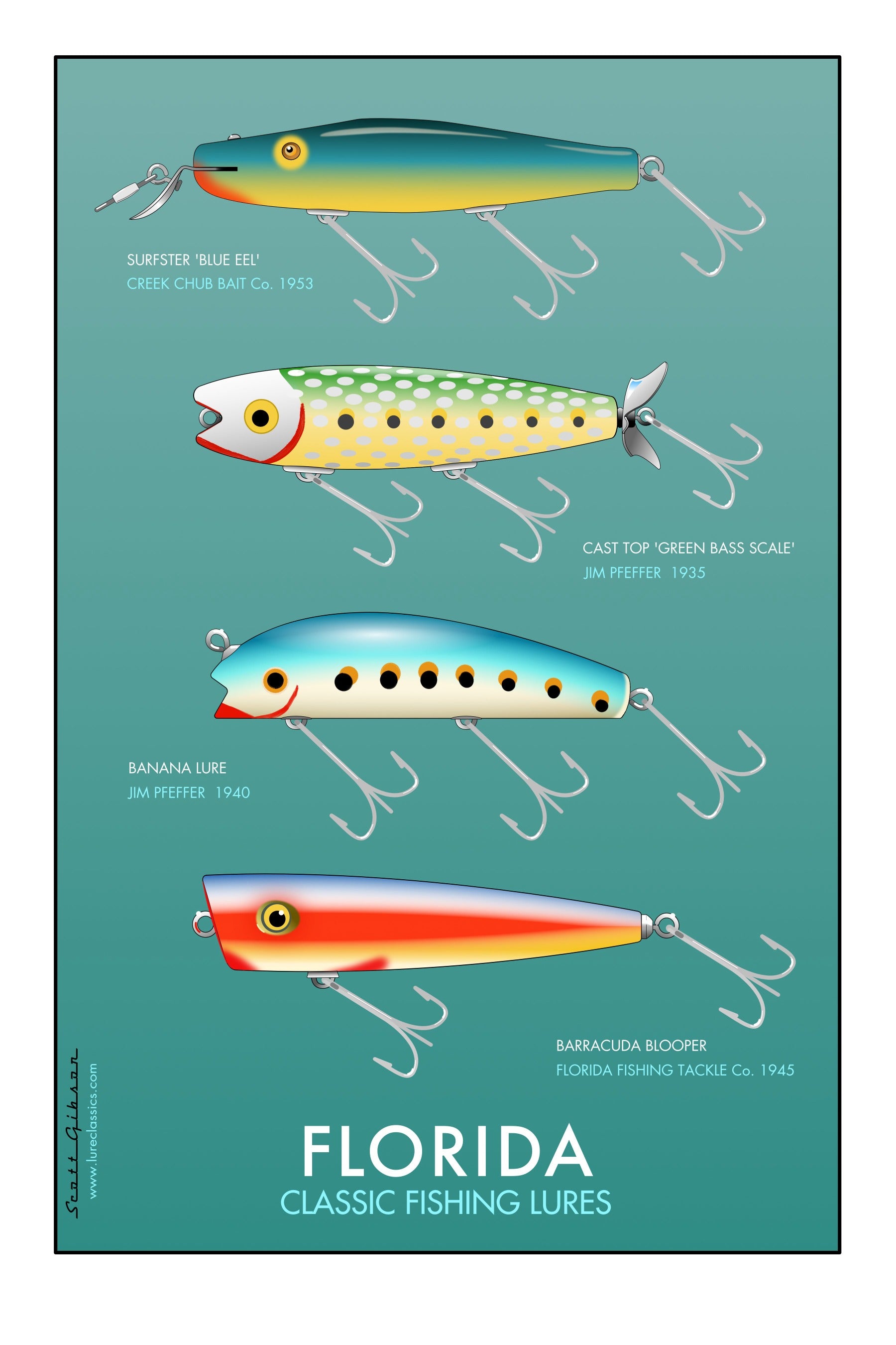 Classic Florida Fishing Lures | Fishing Lure Art | lureclassics.com Lure Classics Classic Florida Fishing Lures | Fishing Lure Art | lureclassics.com Lure Classics