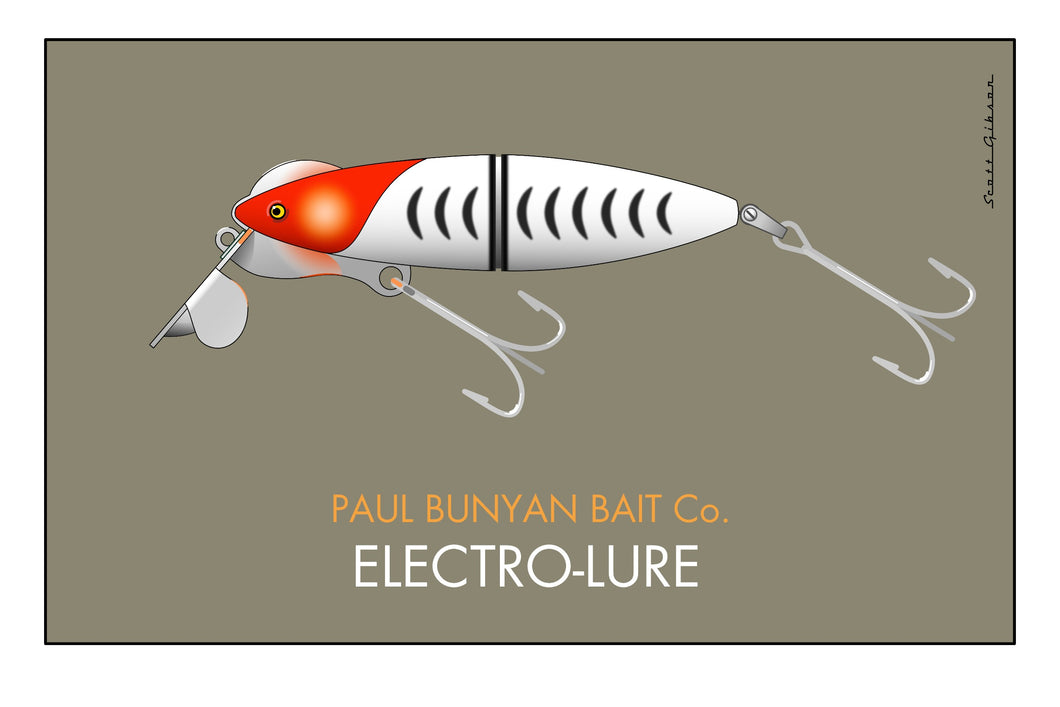 Paul Bunyan Electro-Lure | Fishing Lure Art