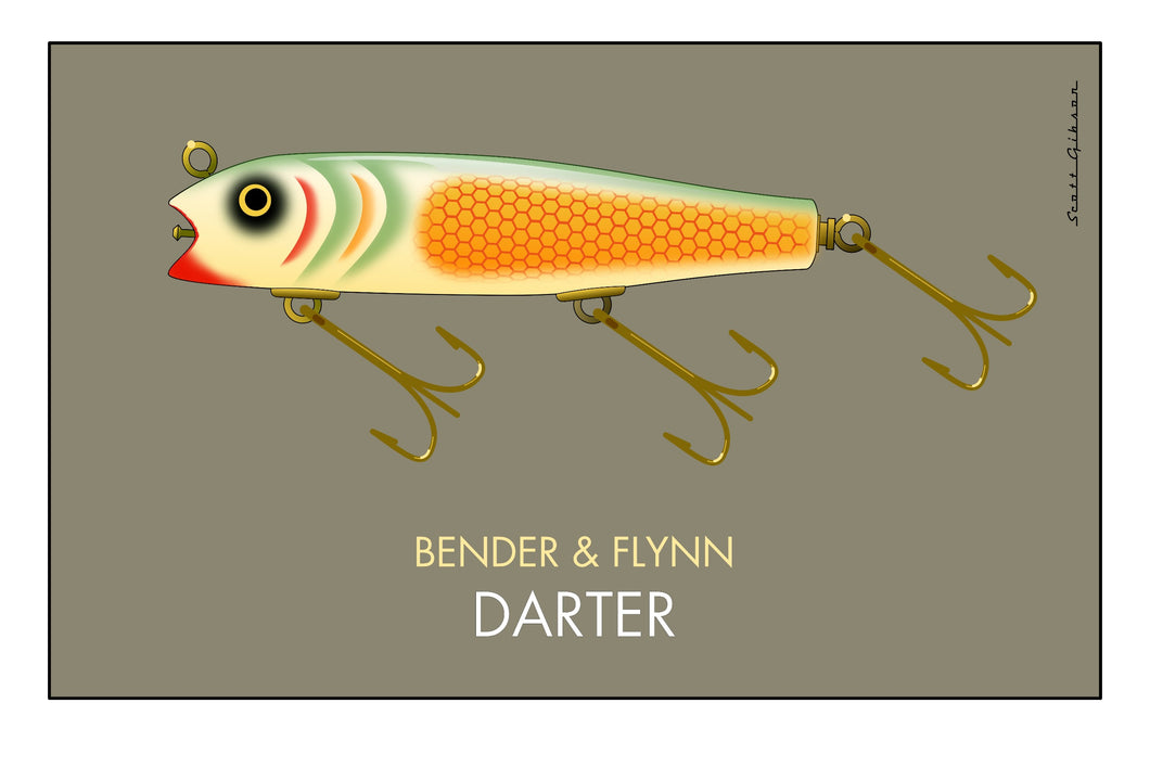 Bender & Flynn Darter | Fishing Lure Art