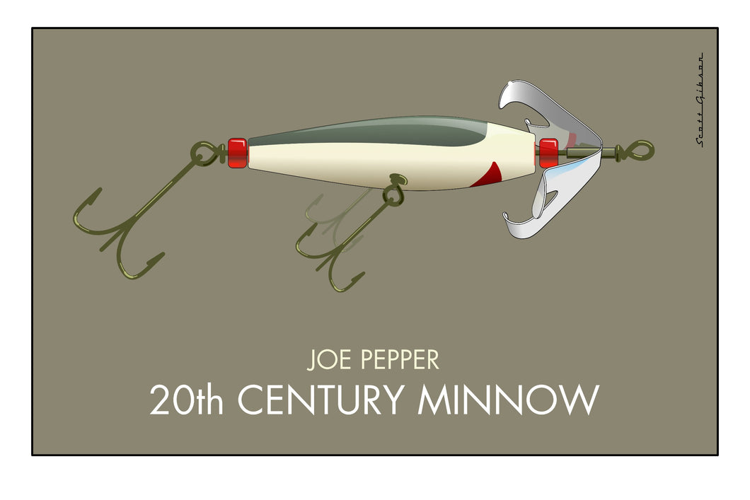 20th Century Minnow | Fishing Lure Art
