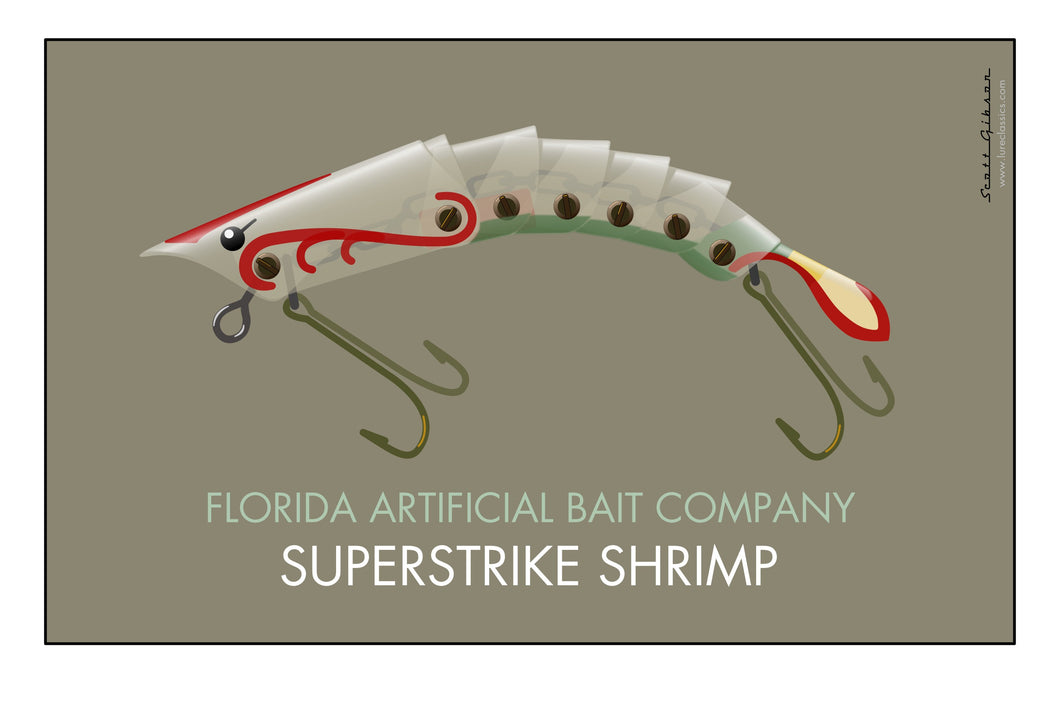 Superstrike Shrimp | Fishing Lure Art