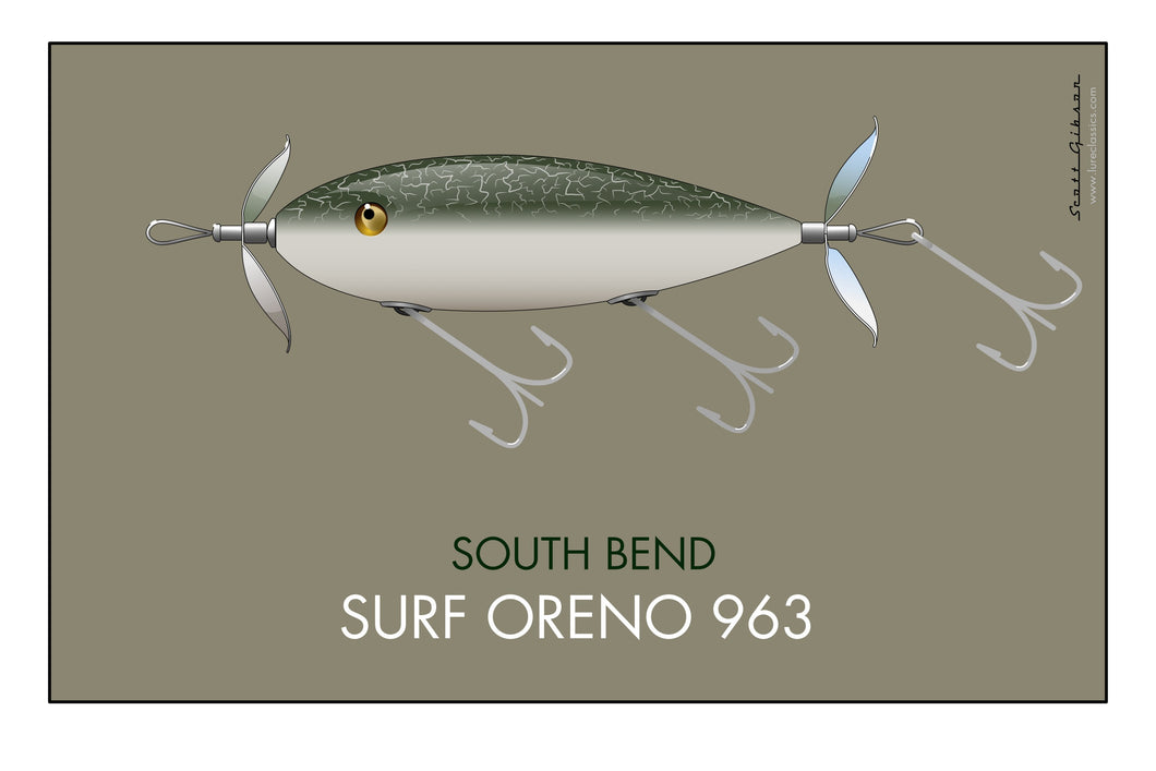 South Bend Surf Oreno 963 | Fishing Lure Art